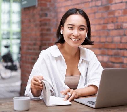 Freelancer working